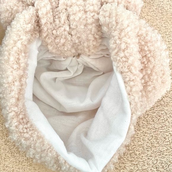 NWT Baby Sherpa Turban Bow Beanie Hat - Picture 5 of 9